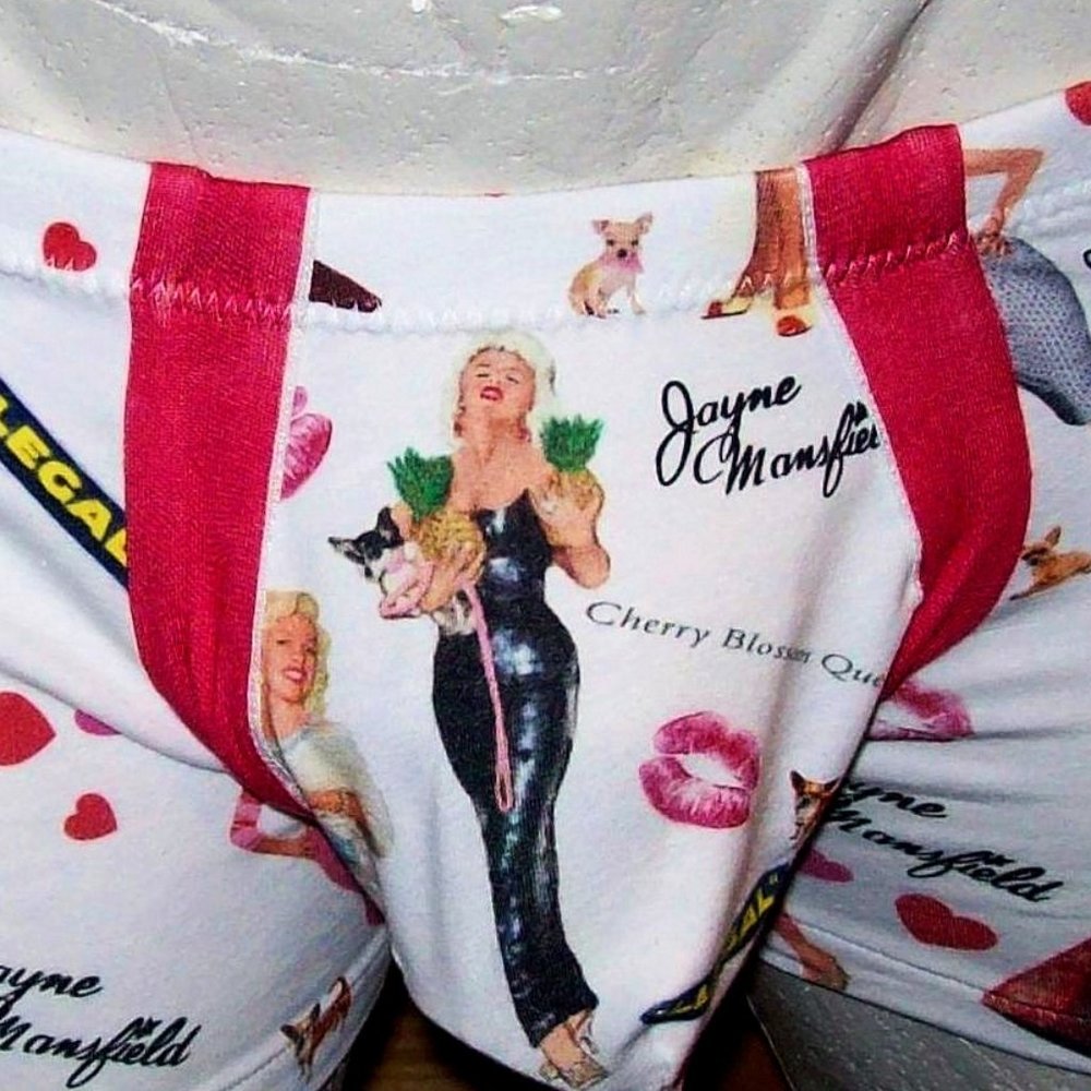 Men's Boxer brief underwear Jayne Mansfield print